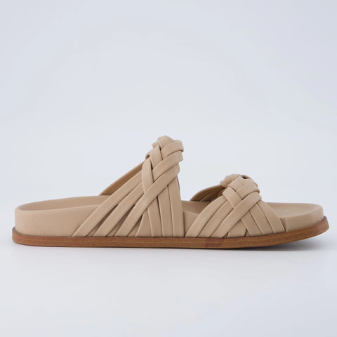 Lens Braided Strap Sandals