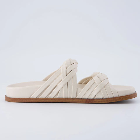 Lens Braided Strap Sandals