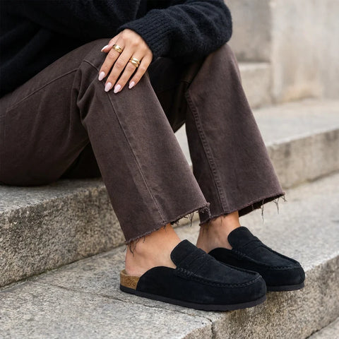 Fondu Leather Clogs
