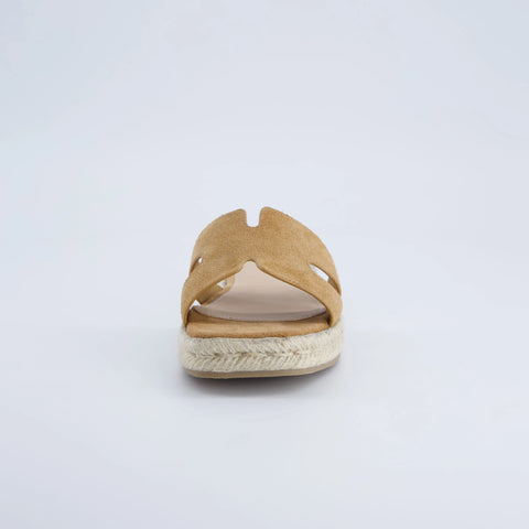 Avocado Espadrille Slide Sandal