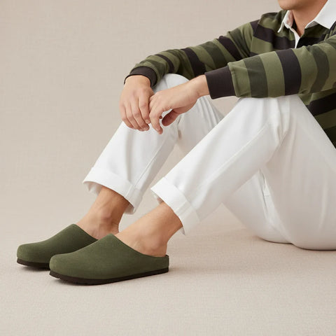 Heath Men's Leather Clogs