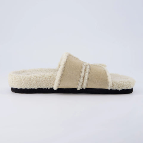 Cuddle Shearling Footbed Sandal