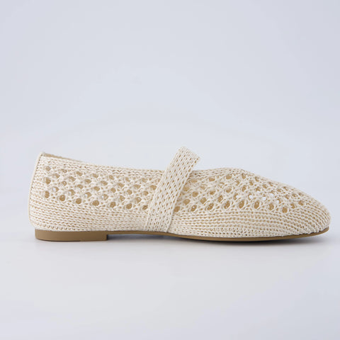Monet Woven Mary Jane Flats