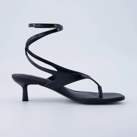 Martini Strappy Kitten Heel Sandal