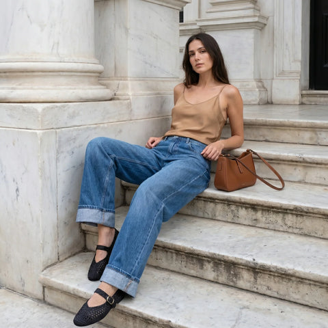 Monet Woven Mary Jane Flats