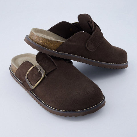 Blain Suede Slip-On Clogs