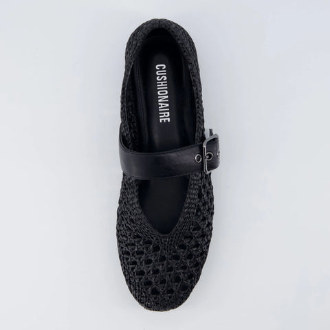Gabby Woven Mary Jane Flats