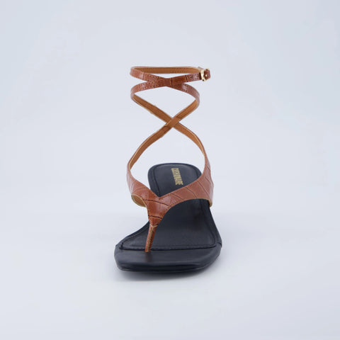 Martini Strappy Kitten Heel Sandal
