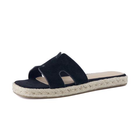 Avocado Espadrille Slide Sandal