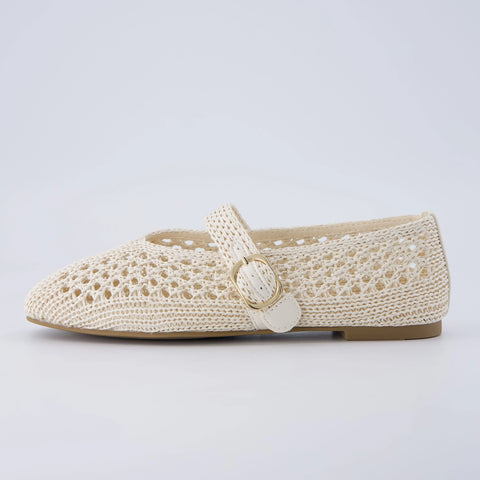 Monet Woven Mary Jane Flats