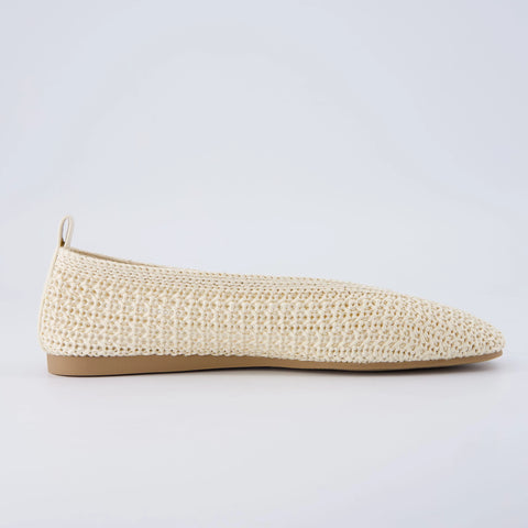 Gilt Woven Ballet Flats