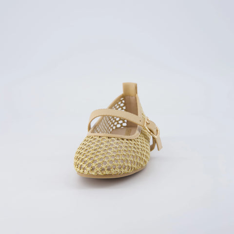 Gracie Mesh Mary Jane Flats