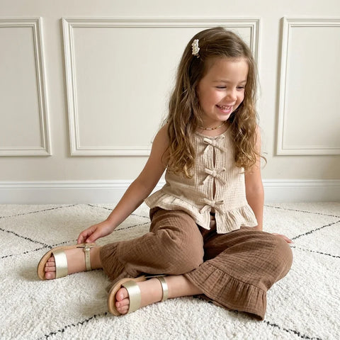 Clara Casual Flat Girls Sandals