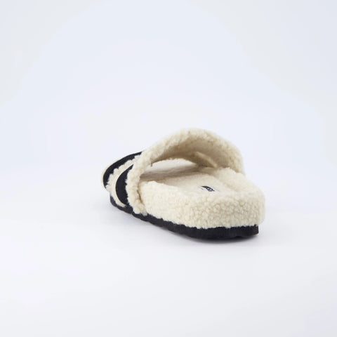 Cuddle Shearling Footbed Sandal