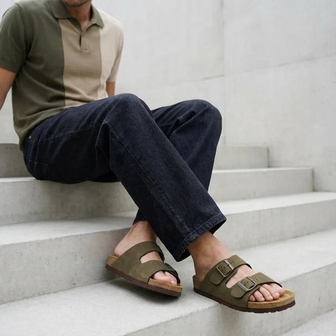 Lane Men's Cork Footbed Sandal