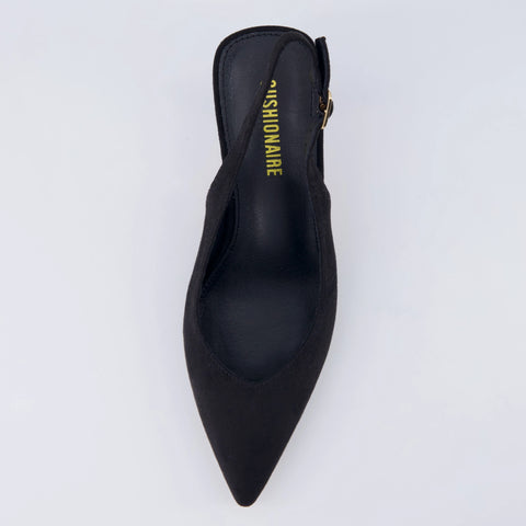 Saby Slingback Kitten Heels