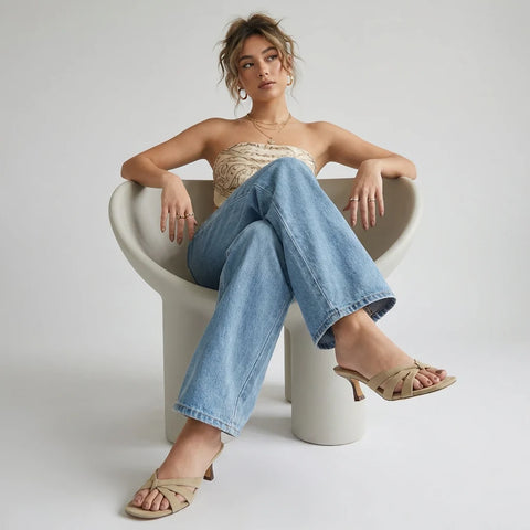 Malta Kitten Heel Sandals
