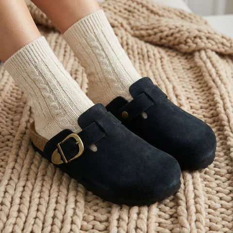 Hamlet Leather Clogs