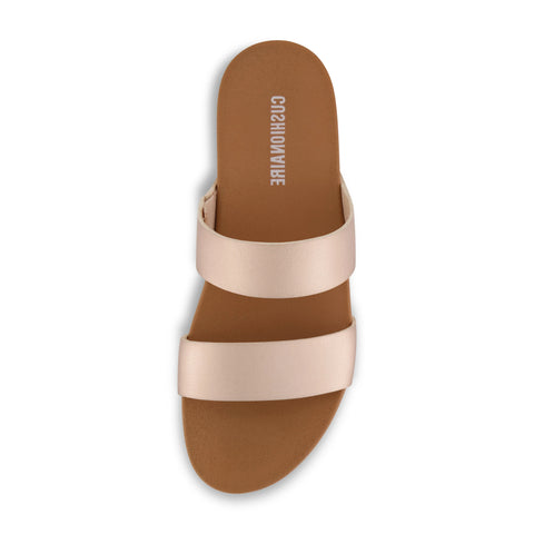 Josie Two Band Footbed Sandal