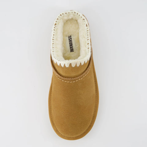 Homemade Suede Mule Slippers