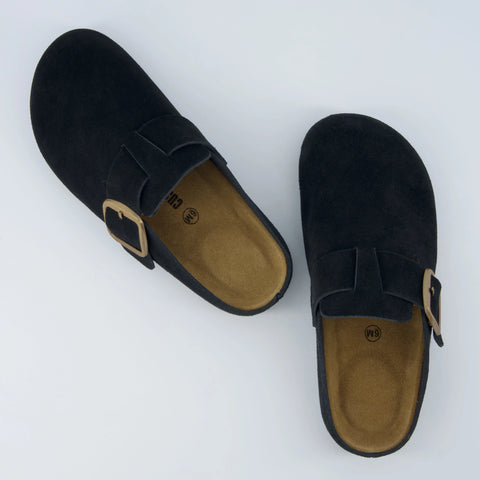 Rusty Leather Clogs