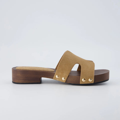 Thai-L Genuine Leather Platform Sandals