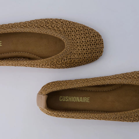 Gilt Woven Ballet Flats