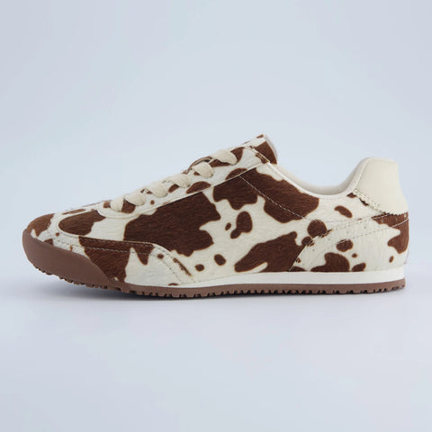 Techno Cow Print Sneakers