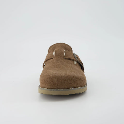 Blain Fur Genuine Suede Clogs