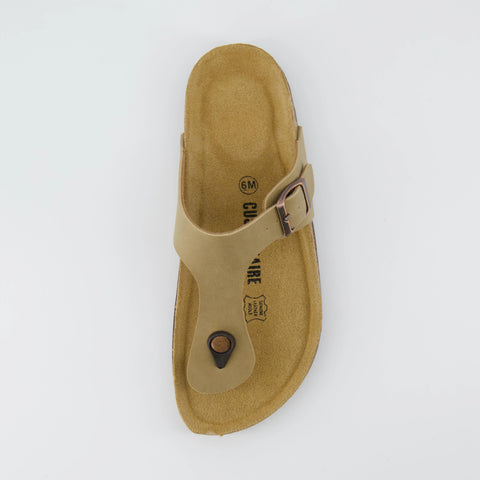 Leah Cork Footbed Thong Sandal