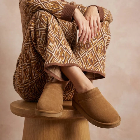 Hilo-3 Cozy Suede Slippers