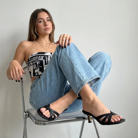 Malta Kitten Heel Sandals