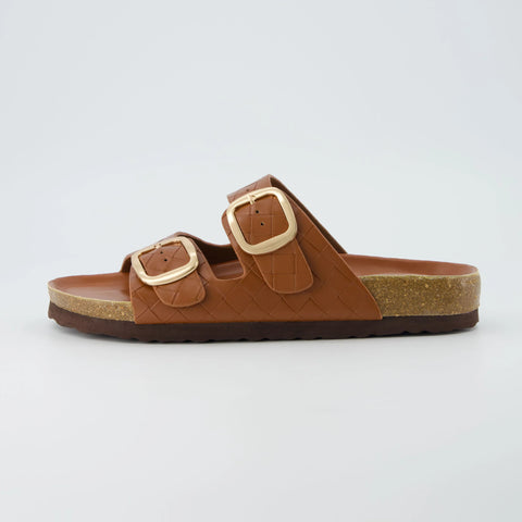 Lang Woven Cork Footbed Sandal