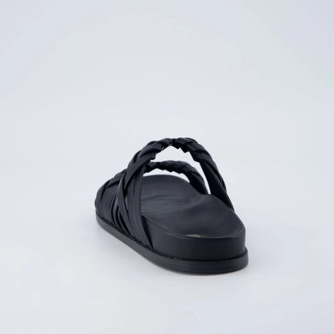 Lens Braided Strap Sandals
