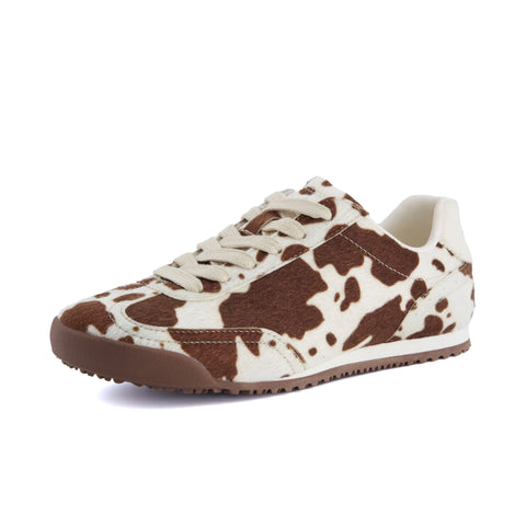 Techno Cow Print Sneakers