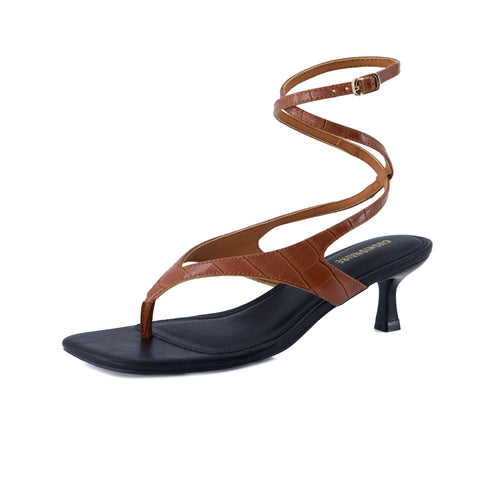 Martini Strappy Kitten Heel Sandal