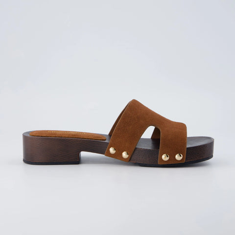 Thai-L Genuine Leather Platform Sandals