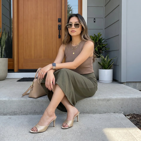 Elle Pointed Heel Sandal