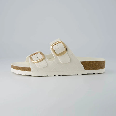 Lang Woven Cork Footbed Sandal