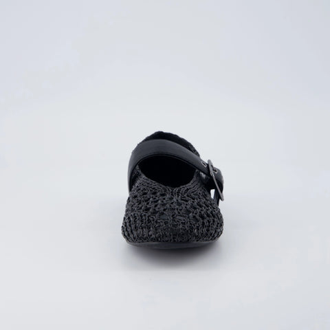 Gabby Woven Mary Jane Flats