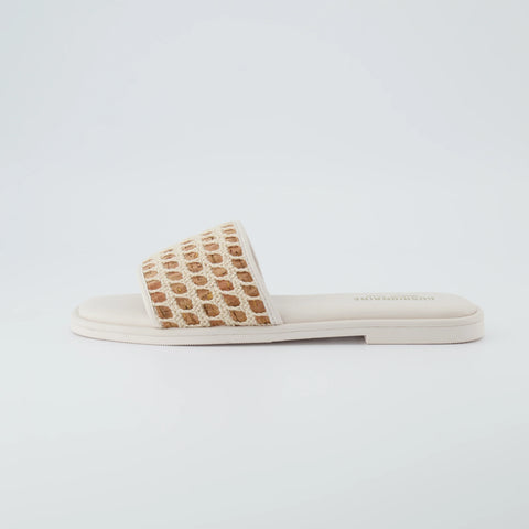 Taffy Crochet Slide Sandal