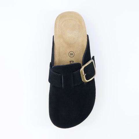 Granola Suede Platform Clog