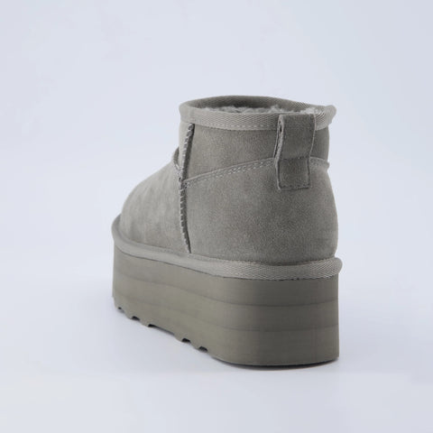 Hippy Cozy Platform Ankle Boot
