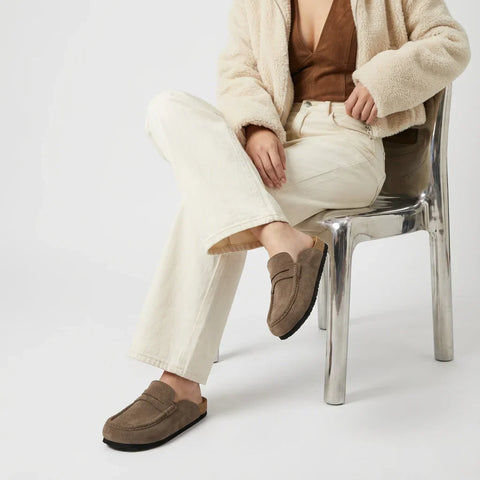 Fondu Leather Clogs
