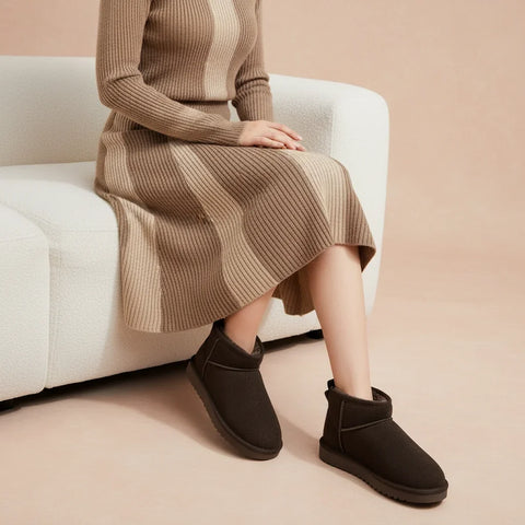 Hip-3 Genuine Suede Boots