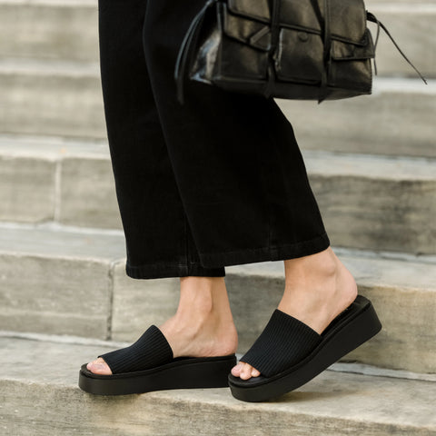 Pim Knit Platform Sandal