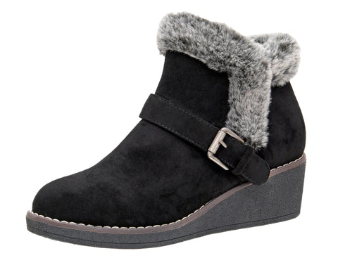 Rhodes Cozy Wedge Bootie