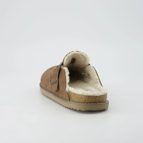 Blain Fur Genuine Suede Clogs