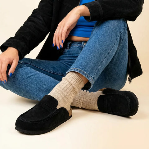 Fondu Leather Clogs