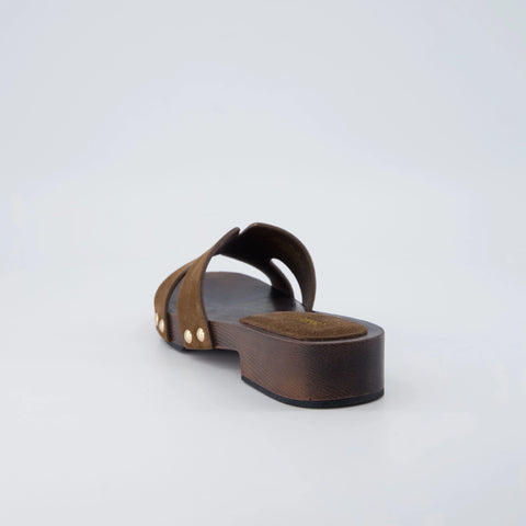 Thai-L Genuine Leather Platform Sandals